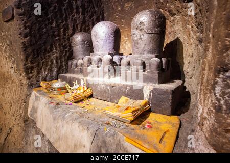 Grotto, Goa Gajah, Elephant Cave, Bedulu, Bali Banque D'Images