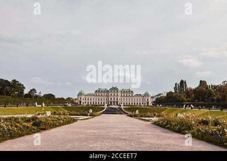 Vienne, Autriche, Europe, Château du Belvédère, jardin, Banque D'Images