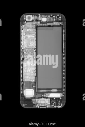 Smartphone, radio Banque D'Images