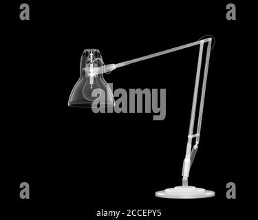 Lampe d'anglepoise, rayons X. Banque D'Images