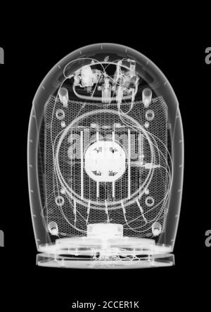 Chauffage du ventilateur en céramique, rayons X. Banque D'Images