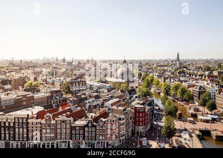 Centre d'Amsterdam Banque D'Images