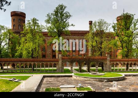 Europe, Pologne, Basse-Silésie, Schloss Kamenz / Kamieniec palais Zabkowicki Banque D'Images