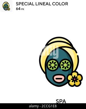 Icône de vecteur simple de mètre-ruban. Pictogramme moderne de couleur parfaite sur contour modifiable. Illustration de Vecteur