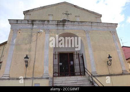 Chianche - Facciata della chiesa di San Felice Banque D'Images