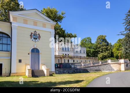 lázně Bílinská Kyselka, Bílina, Ústecký kraj, Česká republika / Bilinska kyselka, station thermale, ville de Bilina, Bohême du Nord, République Tchèque Banque D'Images