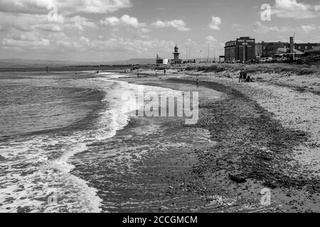 River Wyre à Fleetwood Banque D'Images