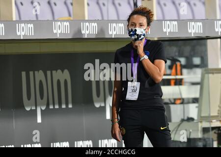 Florence, Italie. 22 août 2020. Ilaria Mauro (Inter) pendant ACF Fiorentina femminile vs Inter, Championnat italien de football Serie A Women à Florence, Italie, août 22 2020 crédit: Independent photo Agency/Alay Live News Banque D'Images