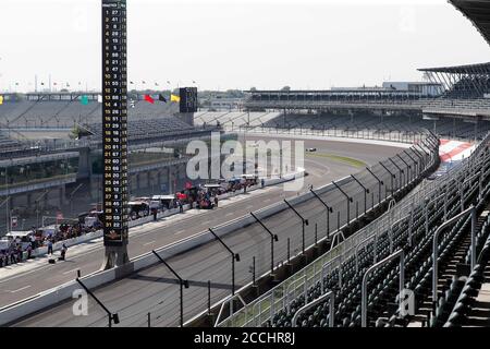 Indianapolis, Indiana, États-Unis. 21 août 2020. Le circuit automobile d'Indianapolis accueille le Indianapolis 500 à Indianapolis, Indiana. Credit: Walter G Arce SR Grindstone Medi/ASP/ZUMA Wire/Alay Live News Banque D'Images