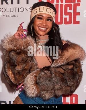 PHILADELPHIE, PA, Etats-Unis - 25 OCTOBRE 2019 : Sweethetie pose au concert Powerhouse 2019 de Power 900 au Wells Fargo Center. Banque D'Images