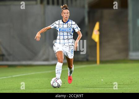 Florence, Italie. 22 août 2020. Florence, Italie, 22 août 2020, Martina Brustia (Inter) pendant ACF Fiorentina femminile vs Inter - Championnat italien de football Serie A Women - Credit: LM/Lisa Guglielmi Credit: Lisa Guglielmi/LPS/ZUMA Wire/Alay Live News Banque D'Images