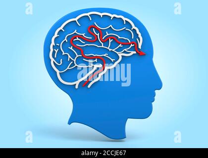 Concept de la 3D Banque D'Images