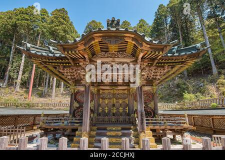 Mausolée de la famille Tokugawa sur Koyasan (Mt. Koya), dédiée au premier shogun Tokugawa Ieyasu, préfecture de Wakayama, au Japon Banque D'Images