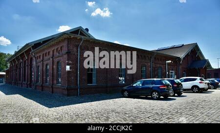 L'ancien abattoir Rheydt rénové. Banque D'Images