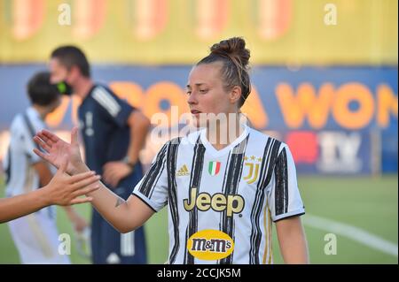 Aurora Galli (Juventus) pendant Hellas Verona Women contre Juventus, Championnat italien de football série A Women, Vérone, Italie, 22 août 2020 Banque D'Images