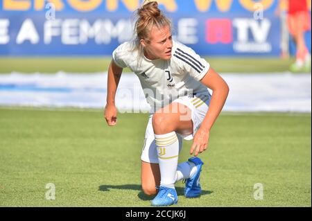 Aurora Galli (Juventus) pendant Hellas Verona Women contre Juventus, Championnat italien de football série A Women, Vérone, Italie, 22 août 2020 Banque D'Images