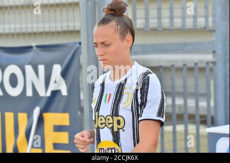 Vérone, Italie. 22 août 2020. Verona, Italie, 22 août 2020, Aurora Galli (Juventus) pendant Hellas Verona Women vs Juventus - Championnat italien de football Serie A Women - Credit: LM/Giancarlo Dalla Riva Credit: Giancarlo Dalla Riva/LPS/ZUMA Wire/Alamy Live News Banque D'Images