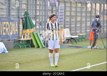 Vérone, Italie. 22 août 2020. Verona, Italie, 22 août 2020, Tuija Hyyrynen (Juventus) pendant Hellas Verona Women vs Juventus - Italien Soccer Serie A Women Championship - Credit: LM/Giancarlo Dalla Riva Credit: Giancarlo Dalla Riva/LPS/ZUMA Wire/Alay Live News Banque D'Images