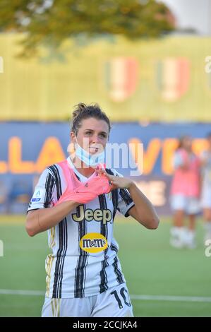 Vérone, Italie. 22 août 2020. Verona, Italie, 22 août 2020, Cristiana Girelli (Juventus) pendant Hellas Verona Women vs Juventus - Championnat italien de football Serie A Women - Credit: LM/Giancarlo Dalla Riva Credit: Giancarlo Dalla Riva/LPS/ZUMA Wire/Alay Live News Banque D'Images