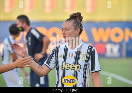 Vérone, Italie. 22 août 2020. Verona, Italie, 22 août 2020, Aurora Galli (Juventus) pendant Hellas Verona Women vs Juventus - Championnat italien de football Serie A Women - Credit: LM/Giancarlo Dalla Riva Credit: Giancarlo Dalla Riva/LPS/ZUMA Wire/Alamy Live News Banque D'Images