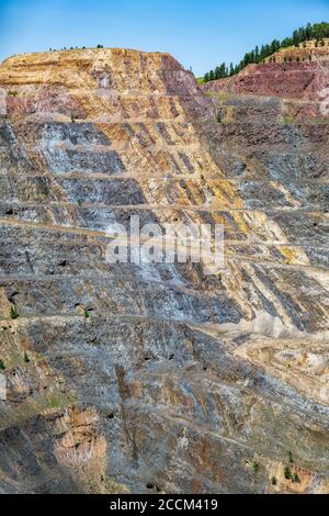 Mine à ciel ouvert en plomb, SD Banque D'Images