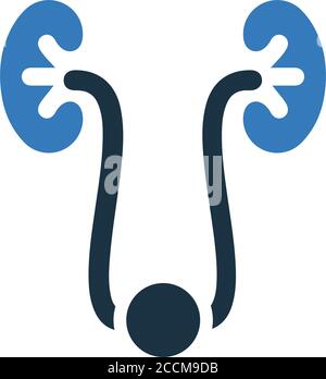 Human Kidney Icon - idéal pour la conception et le développement de sites Web, de fichiers imprimés et de présentations, de supports promotionnels, d'illustrations ou de tout Illustration de Vecteur