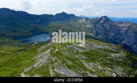 Les Alpes suisses à Melchsee Frutt Banque D'Images