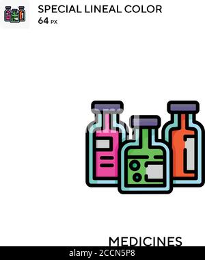 Icône de couleur spéciale Cash-1. Modèle de conception de symbole d'illustration pour élément d'interface utilisateur Web mobile. Pictogramme moderne de couleur parfaite sur contour modifiable. Illustration de Vecteur