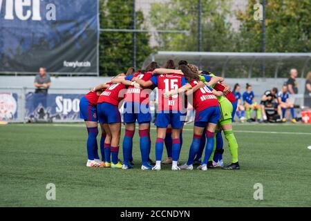 08/22/2020, Berne, Sportpark Wyler, AXA Women's Super League: BSC YB Women - FC Bâle 1893, FC Bâle, Banque D'Images