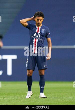 Lisbonne, Lissabon, Portugal, 23 août 2020. MARQUINHOS, PSG 5 dans le match final UEFA Champions League, tournoi final FC BAYERN MUENCHEN - PARIS ST. Credit: Peter Schatz/Alay Live News Banque D'Images