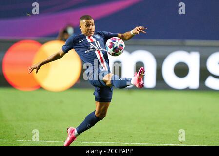 Lisbonne, Lissabon, Portugal, 23 août 2020. Kylian MBAPPE, PSG 7 dans le match final UEFA Champions League, tournoi final FC BAYERN MUENCHEN - PARIS ST. Credit: Peter Schatz/Alay Live News Banque D'Images