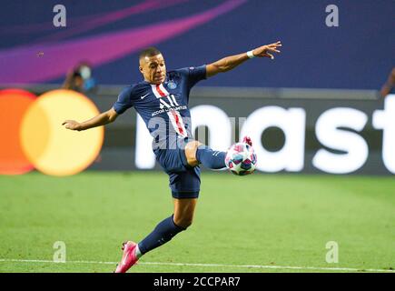 Lisbonne, Lissabon, Portugal, 23 août 2020. Kylian MBAPPE, PSG 7 dans le match final UEFA Champions League, tournoi final FC BAYERN MUENCHEN - PARIS ST. Credit: Peter Schatz/Alay Live News Banque D'Images