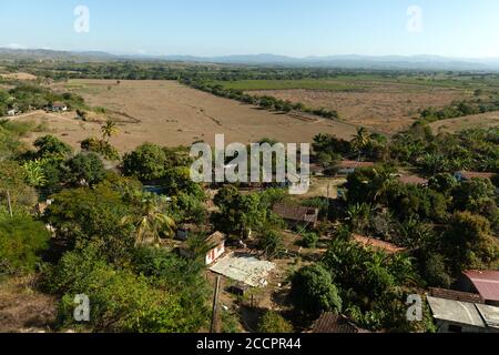 Cuba - 3 février 2015 : vue de Manaca Iznaga depuis la tour Banque D'Images