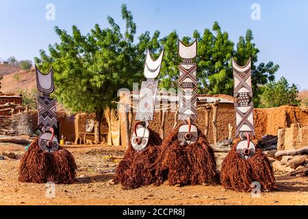 BWA peuple danse traditionnelle masque Banque D'Images