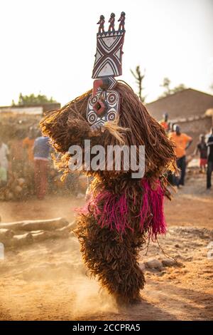 BWA peuple danse traditionnelle masque Banque D'Images