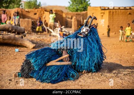 BWA peuple danse traditionnelle masque Banque D'Images