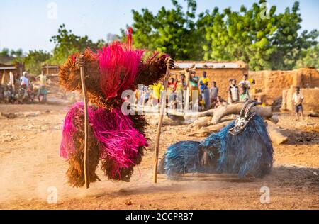BWA peuple danse traditionnelle masque Banque D'Images