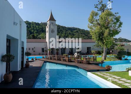 Sunprime Miramare Beach Resort de vacances à Rhodes, Grèce Banque D'Images