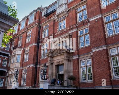 Hôpital Royal Marsden, Fulham Road, Londres Banque D'Images