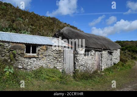 Cabane de pêcheur à Prussia Cove Banque D'Images