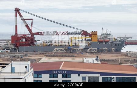 Grue offshore Oceanic 5000 Banque D'Images