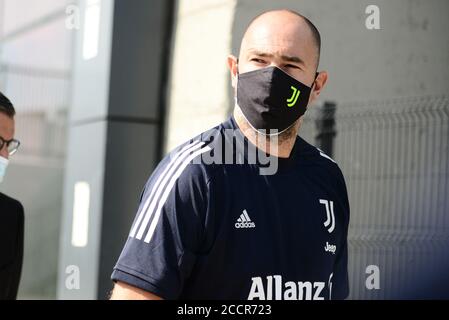 Igor Tudor au premier jour de la saison (2020/2021) pour le Juventus FC au stade Allianz, à Turin, en Italie. 24 août 2020. (Photo par Alberto Gandolfo/Pacific Press) crédit: Pacific Press Media production Corp./Alay Live News Banque D'Images