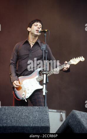 Mercury Rev au Reading Festival 2002, Reading, Berkshire, Angleterre, Royaume-Uni Banque D'Images