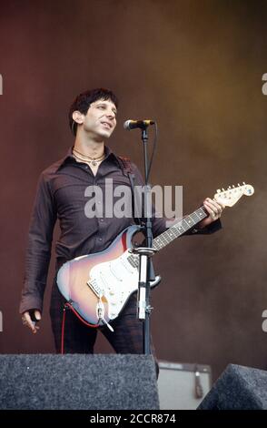 Mercury Rev au Reading Festival 2002, Reading, Berkshire, Angleterre, Royaume-Uni Banque D'Images