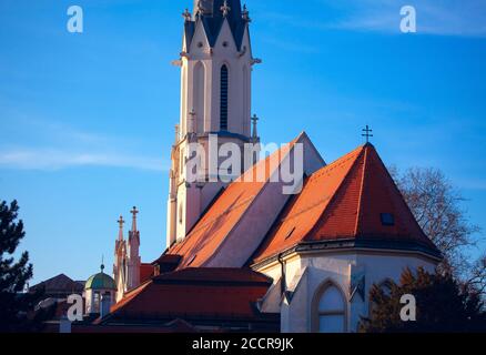 Église catholique Pfarre Maria Hietzing à Vienne Banque D'Images