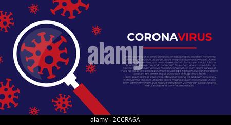 Danger du coronavirus et risque pour la santé publique maladie et éclosion de grippe ou les coronavirus de la grippe fond comme cas dangereux de souche virale comme une pandémie Illustration de Vecteur