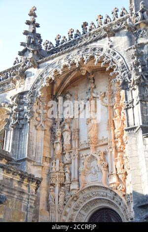 Convento de Cristo Détails extérieurs du couvent du Christ Tomar Portugal Banque D'Images