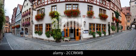 Mittelalterliche Stadt Rothenburg ob der Tauber dans Franken Banque D'Images