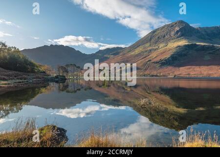 Buttermere Sentinels, district des lacs anglais. Banque D'Images