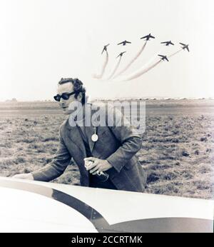 Prince William de Gloucester un membre de la famille royale britannique a été tué avec son copilote Vyrel Mitchell lors de la course Goodyear Air à l'aérodrome de Halfpenny Green à Bobbington, près de Wolverhampton dans les West Midlands d'Angleterre, le lundi 28 août 1972. Photos de Ray Bradbury. Banque D'Images